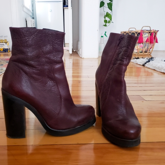 L'intervalle oxblood boots - Picture 2 of 3